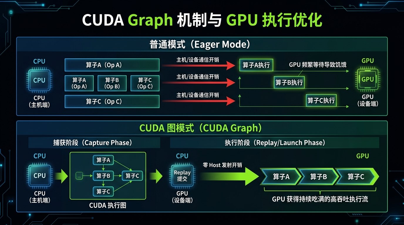 CUDA Graph 机制与 GPU 执行优化